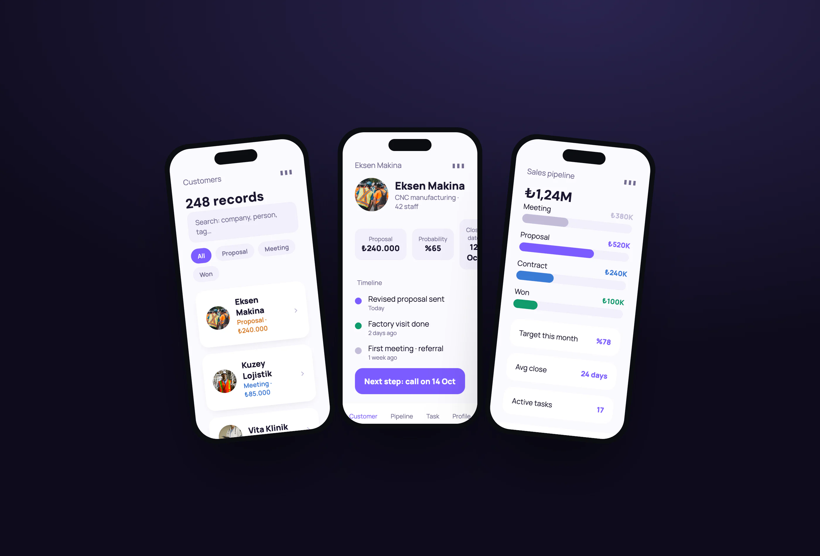 Customer CRM App