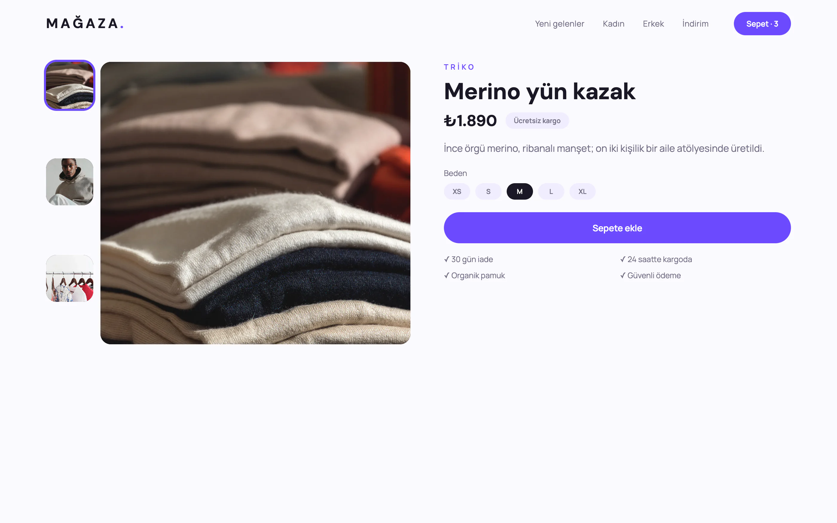 Moda E-Ticaret Sitesi