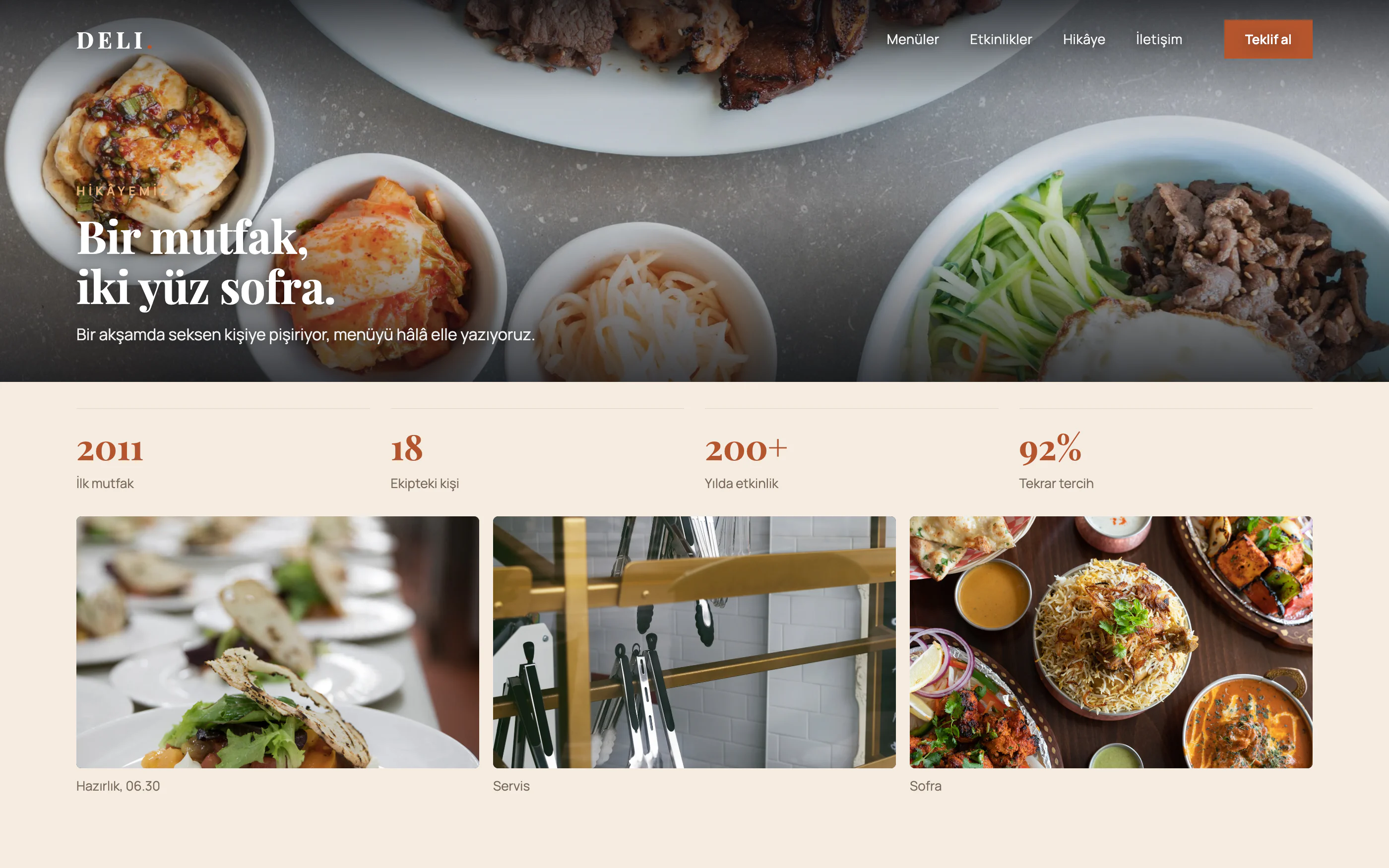 Catering & Davet Web Sitesi