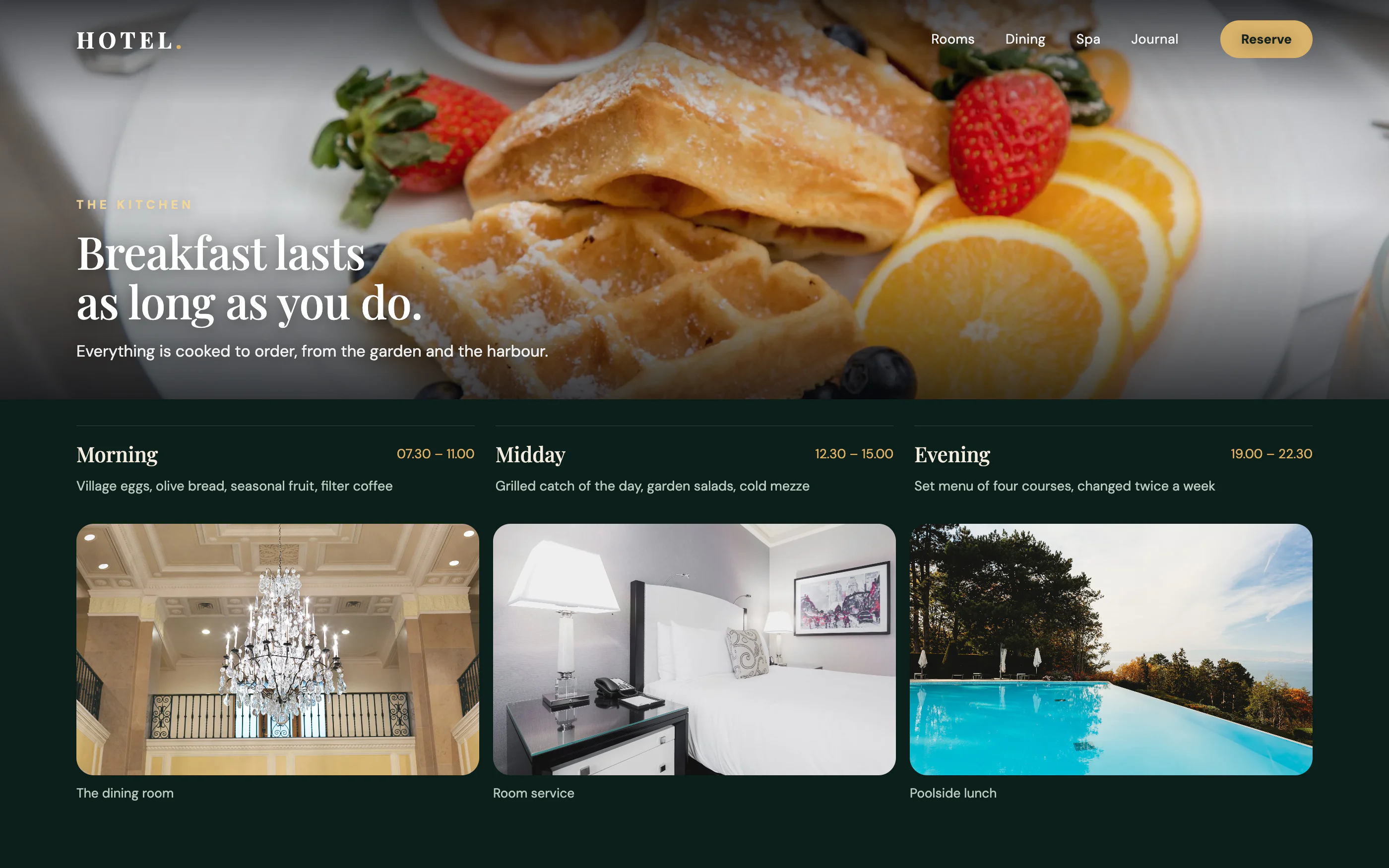 Boutique Hotel Website