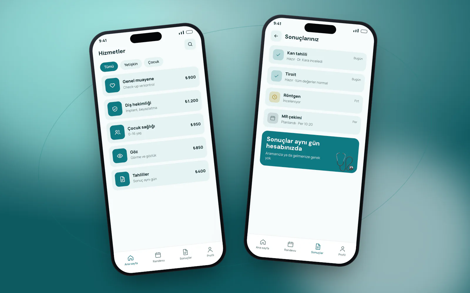 Sağlık Kliniği Web Sitesi